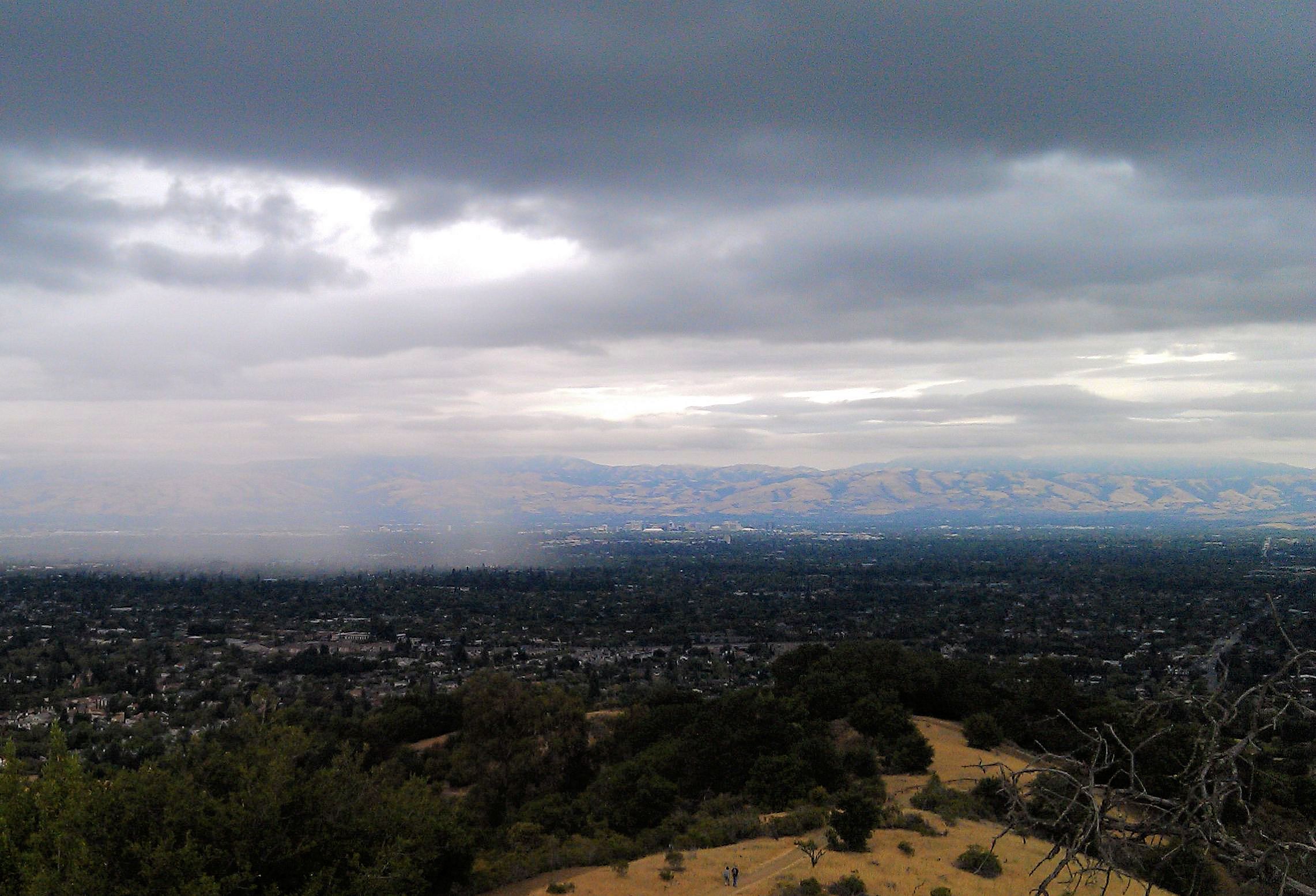 regenbui boven San Jose